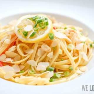 Linguine mit Hühnchen an Zitronensahne