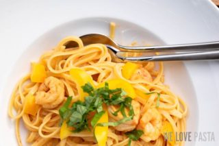 Bavette an Curry-Limetten-Sauce