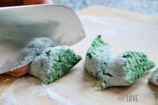 Spinat Ricotta Gnocchi portionieren