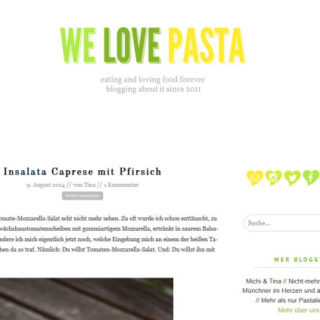 Frisch gestrichen: Das ist neu bei We Love Pasta