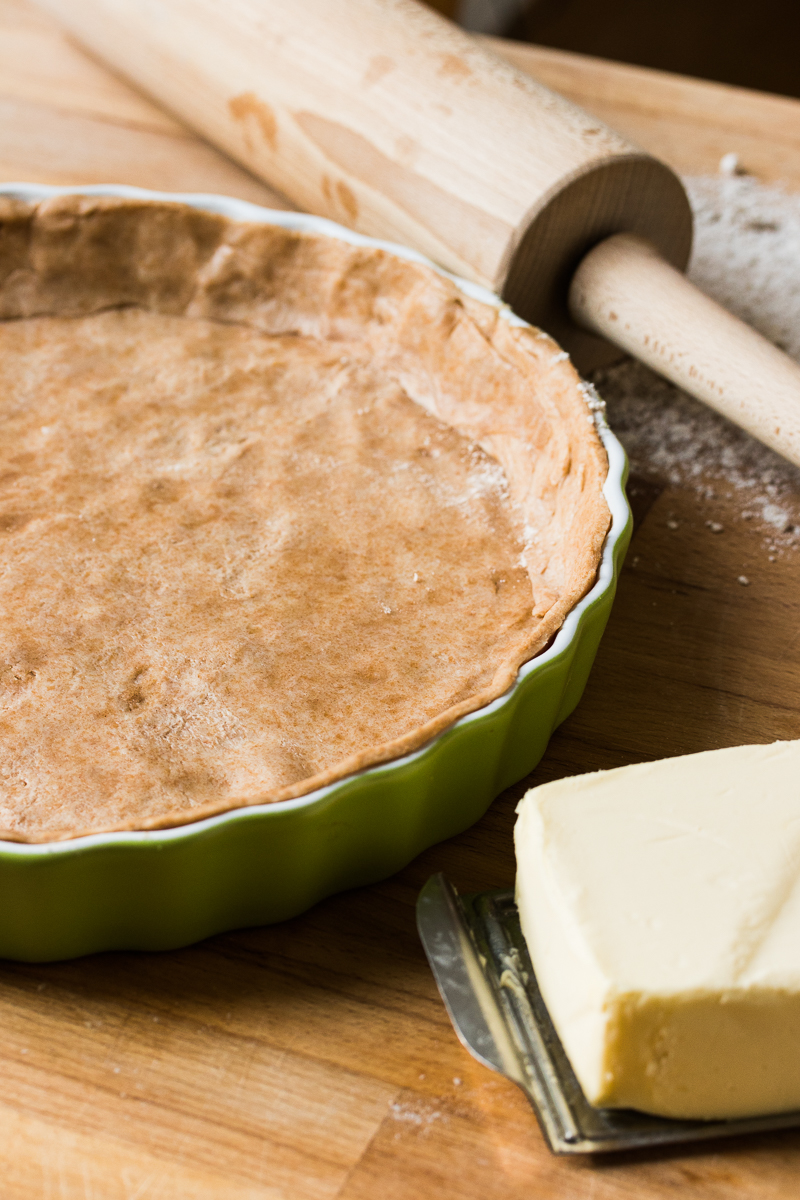 Dinkel-Vollkorn-Mürbeteig // Grundrezept für Quiche &amp; Co.