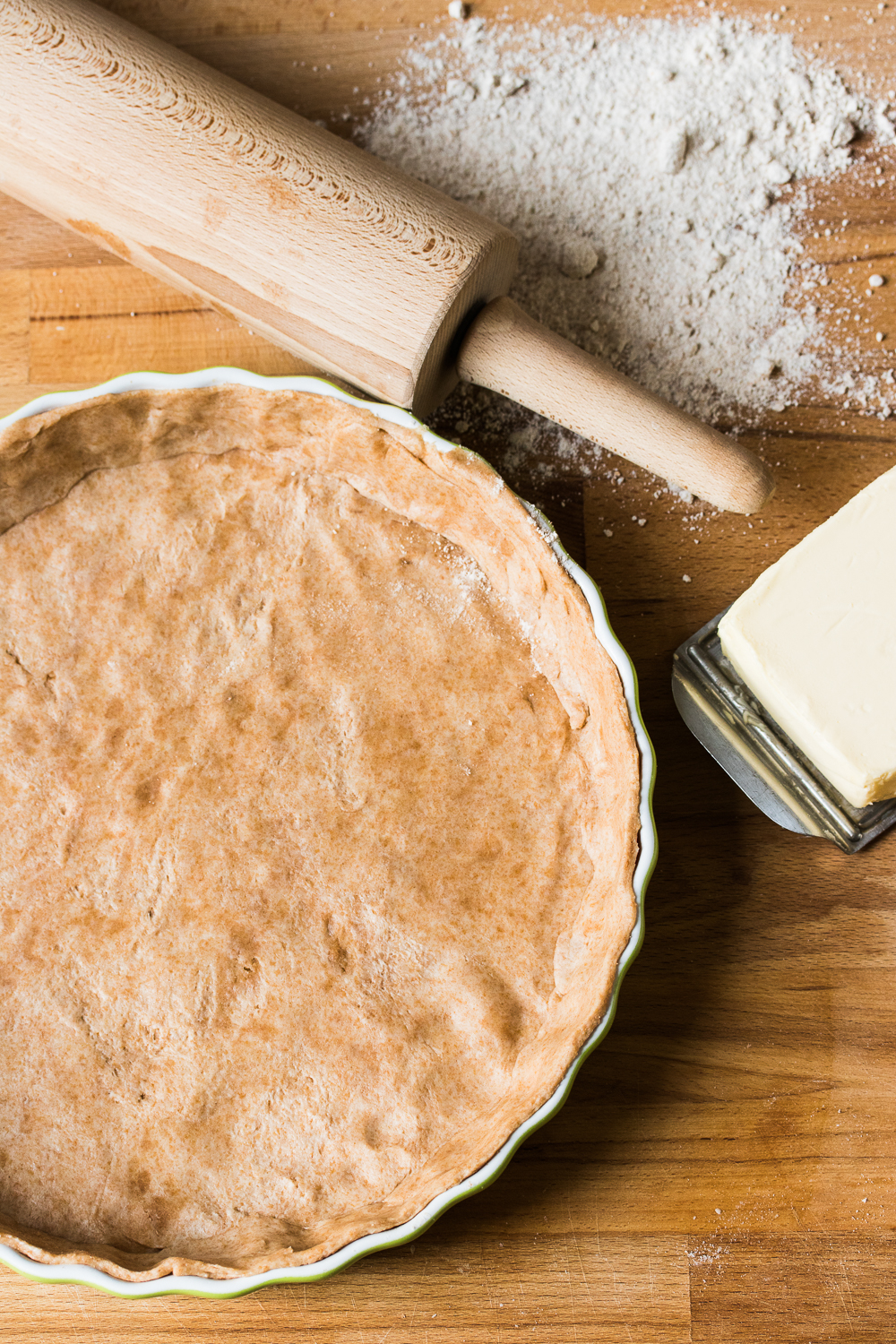 Dinkel-Vollkorn-Mürbeteig // Grundrezept für Quiche &amp; Co.